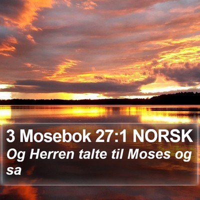 3 Mosebok 27:1 NORSK Bible Verse Image