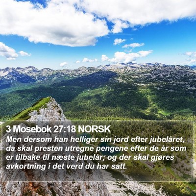 3 Mosebok 27:18 NORSK Bible Verse Image