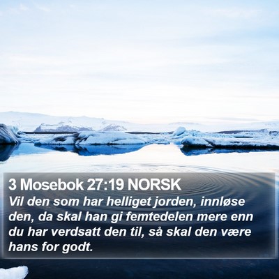 3 Mosebok 27:19 NORSK Bible Verse Image