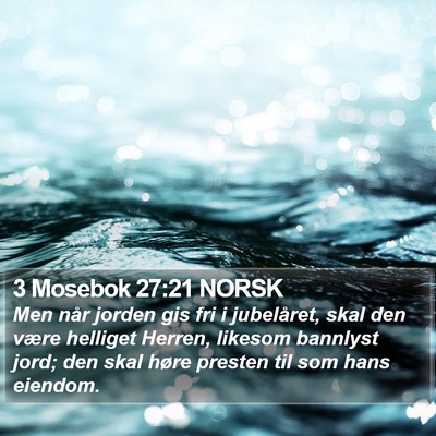 3 Mosebok 27:21 NORSK Bible Verse Image