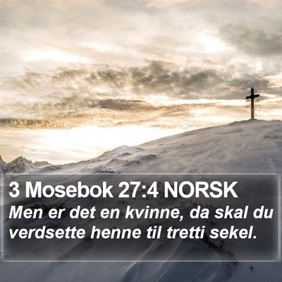 3 Mosebok 27:4 NORSK Bible Verse Image