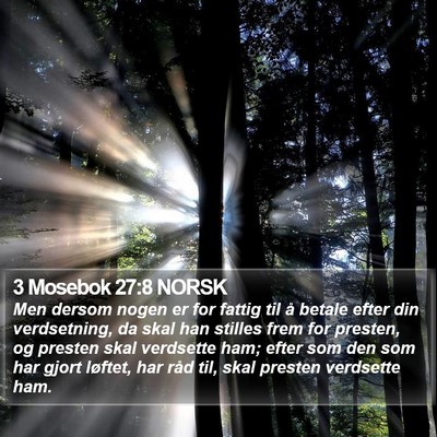 3 Mosebok 27:8 NORSK Bible Verse Image