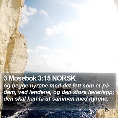 3 Mosebok 3:15 NORSK Bible Verse Image