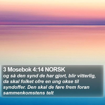 3 Mosebok 4:14 NORSK Bible Verse Image