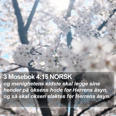 3 Mosebok 4:15 NORSK Bible Verse Image