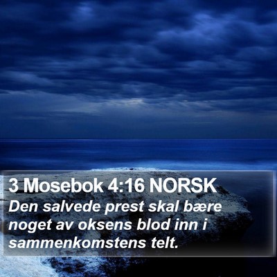 3 Mosebok 4:16 NORSK Bible Verse Image