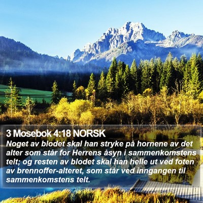 3 Mosebok 4:18 NORSK Bible Verse Image