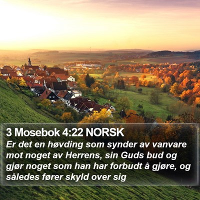 3 Mosebok 4:22 NORSK Bible Verse Image