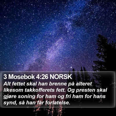 3 Mosebok 4:26 NORSK Bible Verse Image