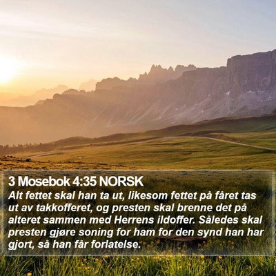 3 Mosebok 4:35 NORSK Bible Verse Image