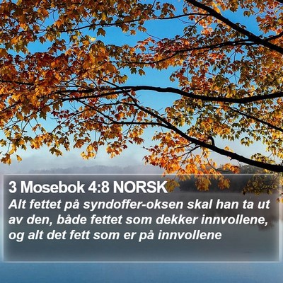 3 Mosebok 4:8 NORSK Bible Verse Image