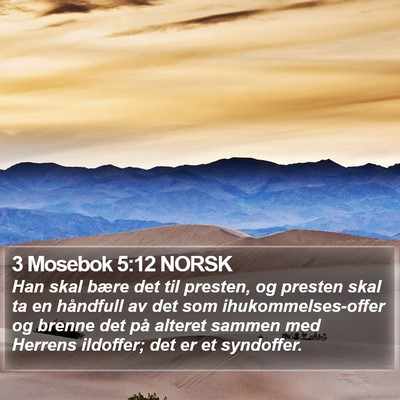3 Mosebok 5:12 NORSK Bible Verse Image