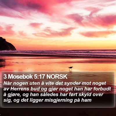 3 Mosebok 5:17 NORSK Bible Verse Image