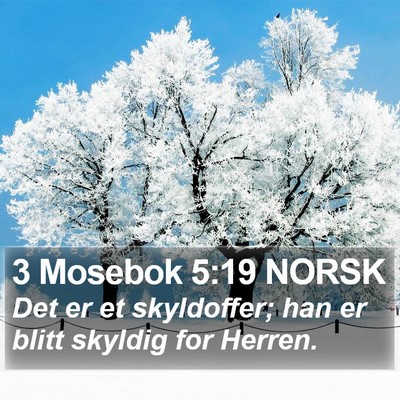 3 Mosebok 5:19 NORSK Bible Verse Image