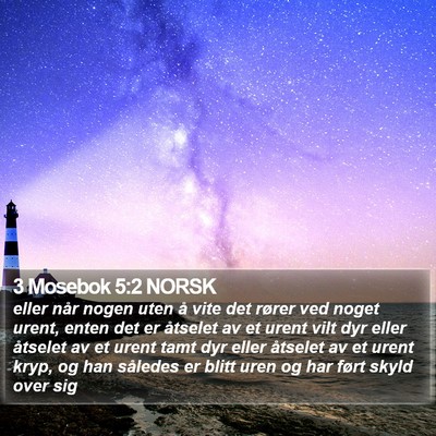 3 Mosebok 5:2 NORSK Bible Verse Image