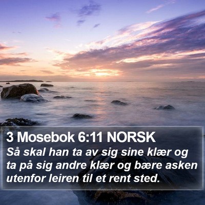 3 Mosebok 6:11 NORSK Bible Verse Image