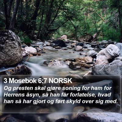 3 Mosebok 6:7 NORSK Bible Verse Image