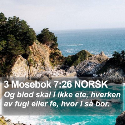 3 Mosebok 7:26 NORSK Bible Verse Image