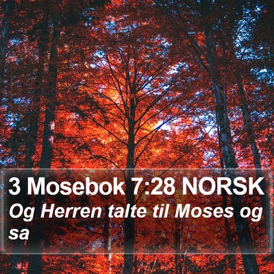 3 Mosebok 7:28 NORSK Bible Verse Image