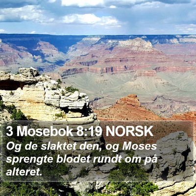 3 Mosebok 8:19 NORSK Bible Verse Image