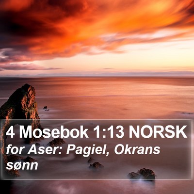4 Mosebok 1:13 NORSK Bible Verse Image