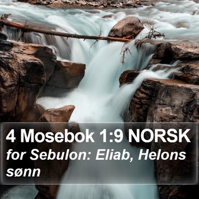 4 Mosebok 1:9 NORSK Bible Verse Image
