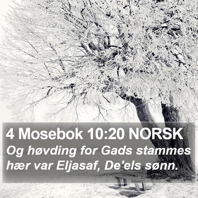 4 Mosebok 10:20 NORSK Bible Verse Image