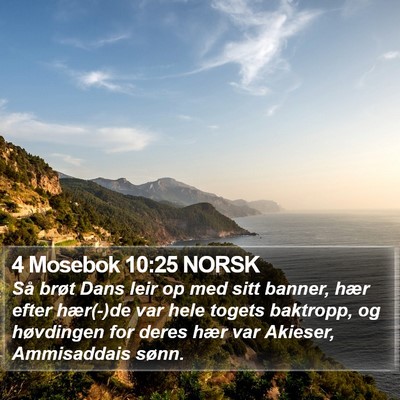 4 Mosebok 10:25 NORSK Bible Verse Image