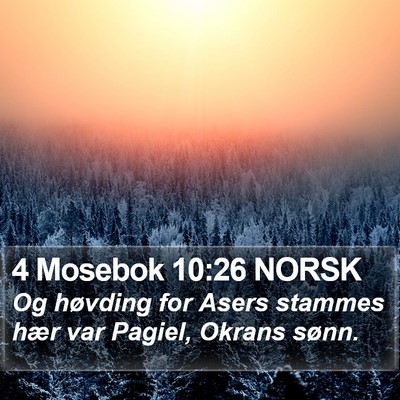 4 Mosebok 10:26 NORSK Bible Verse Image