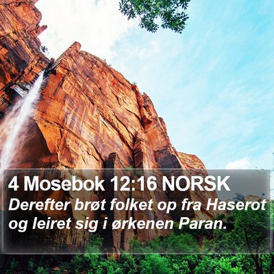 4 Mosebok 12:16 NORSK Bible Verse Image