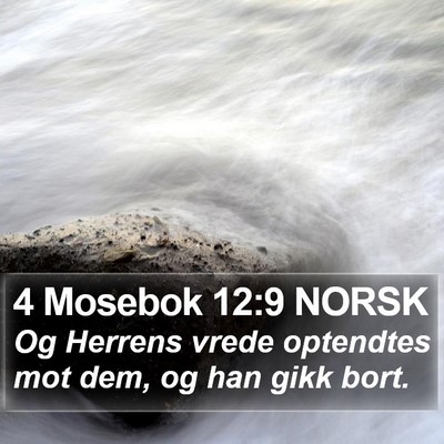 4 Mosebok 12:9 NORSK Bible Verse Image