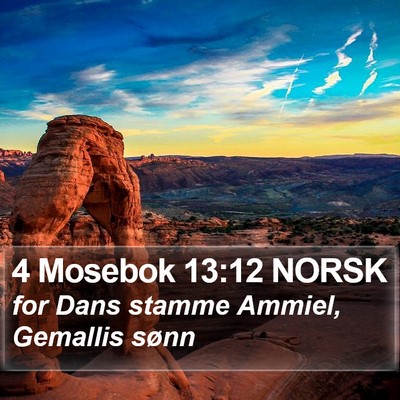 4 Mosebok 13:12 NORSK Bible Verse Image