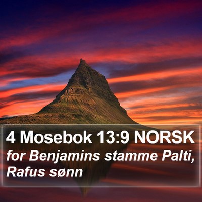 4 Mosebok 13:9 NORSK Bible Verse Image