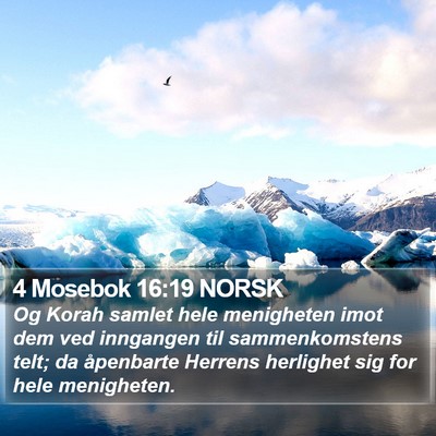 4 Mosebok 16:19 NORSK Bible Verse Image