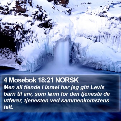 4 Mosebok 18:21 NORSK Bible Verse Image