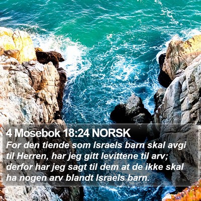 4 Mosebok 18:24 NORSK Bible Verse Image