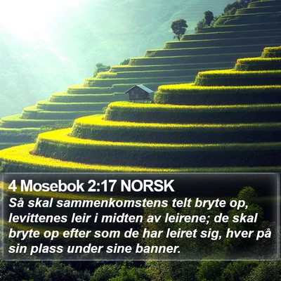 4 Mosebok 2:17 NORSK Bible Verse Image