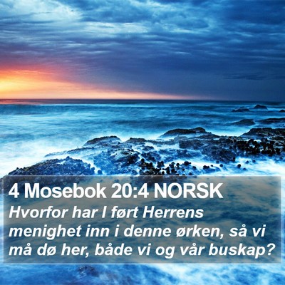 4 Mosebok 20:4 NORSK Bible Verse Image