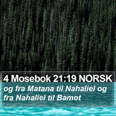 4 Mosebok 21:19 NORSK Bible Verse Image