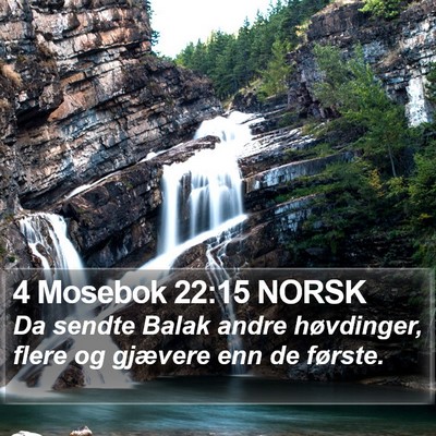4 Mosebok 22:15 NORSK Bible Verse Image