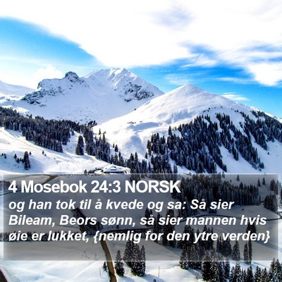 4 Mosebok 24:3 NORSK Bible Verse Image
