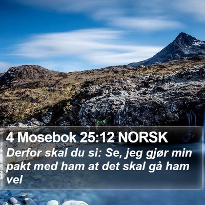 4 Mosebok 25:12 NORSK Bible Verse Image