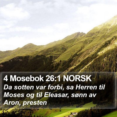 4 Mosebok 26:1 NORSK Bible Verse Image