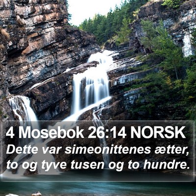 4 Mosebok 26:14 NORSK Bible Verse Image