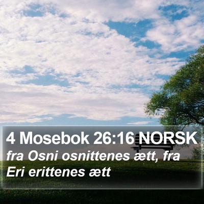 4 Mosebok 26:16 NORSK Bible Verse Image