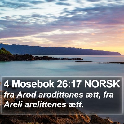 4 Mosebok 26:17 NORSK Bible Verse Image