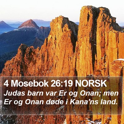 4 Mosebok 26:19 NORSK Bible Verse Image