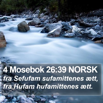 4 Mosebok 26:39 NORSK Bible Verse Image