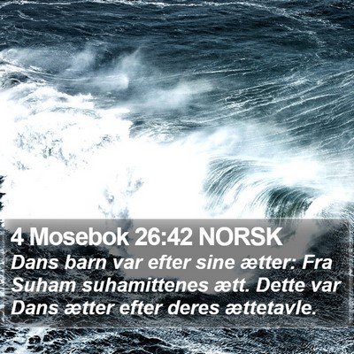 4 Mosebok 26:42 NORSK Bible Verse Image