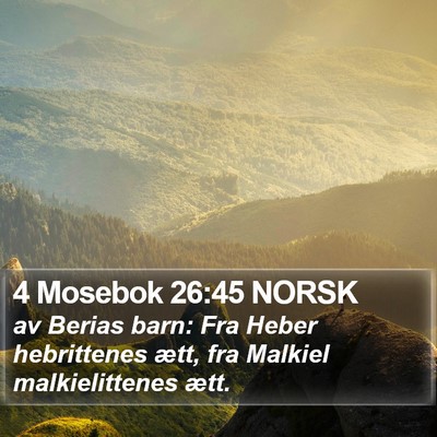 4 Mosebok 26:45 NORSK Bible Verse Image